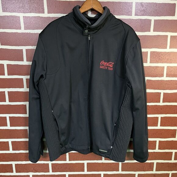 Ogio Men’s Coca Cola  Heavy Jacket Coat Size XL Black Athletic Activewear Work - Picture 1 of 6